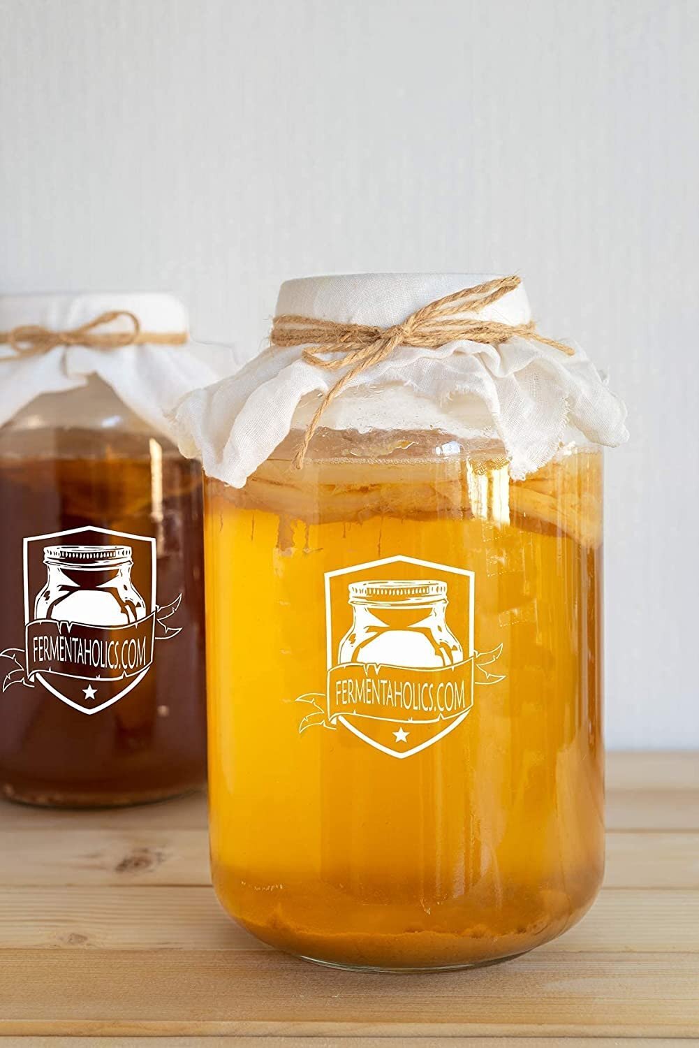 Kombucha Essentials Kit - ORGANIC SCOBY - Brew kombucha at Home