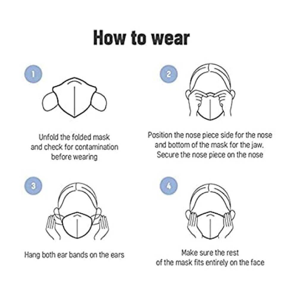 【 25 Pack 】 CHARMZONE Tone Up Fit Premium Protective Fashion Mask, Made in Korea