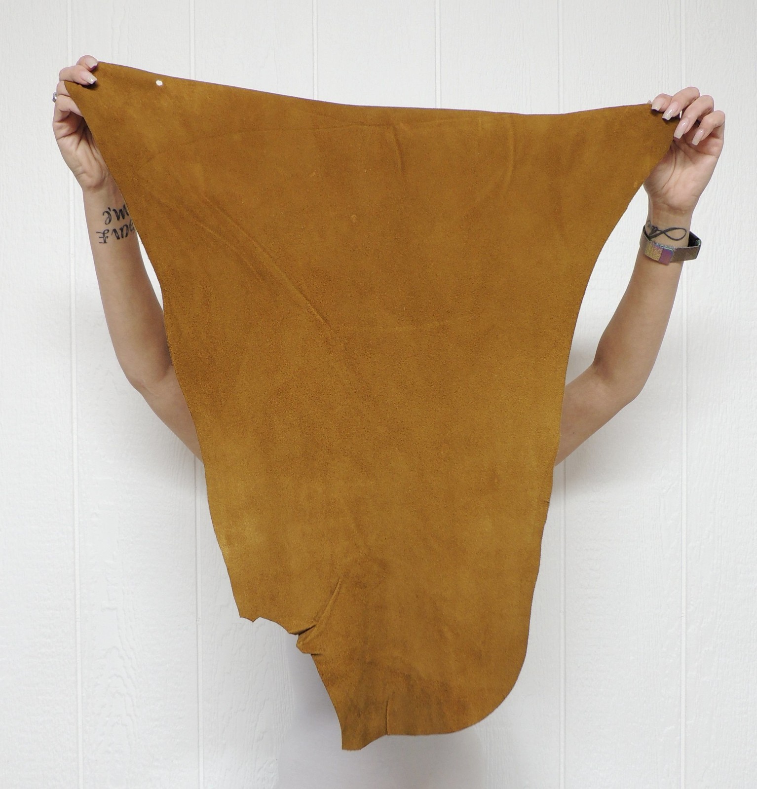 TOBACCO DEERSKIN Leather Hide for Native Craft Buckskin Pelts Fabric Skins