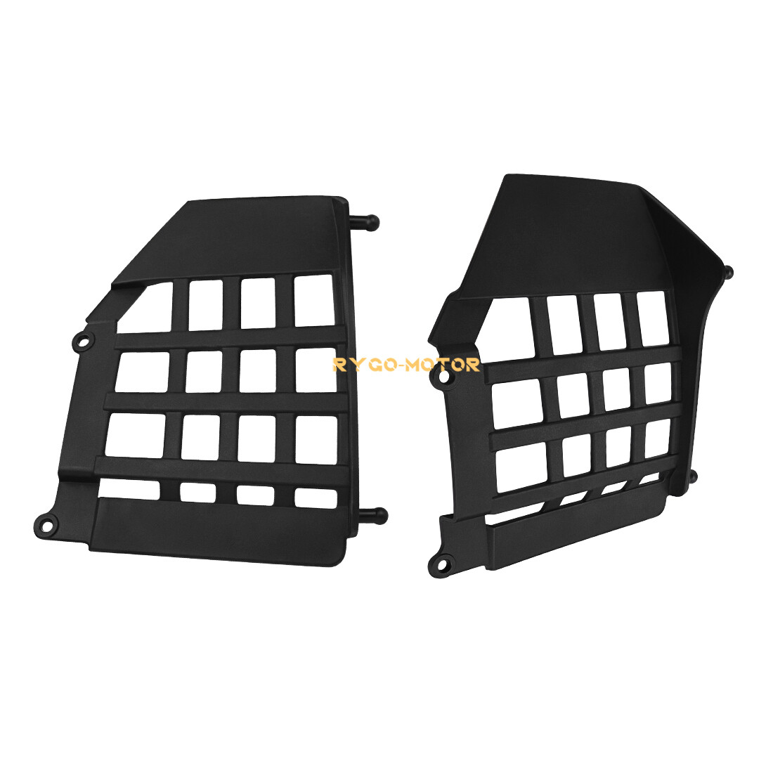 Heel Guards Footrest For 1990-2006 Yamaha Banshee 350 YFZ350 LH and RH Nerf Bars