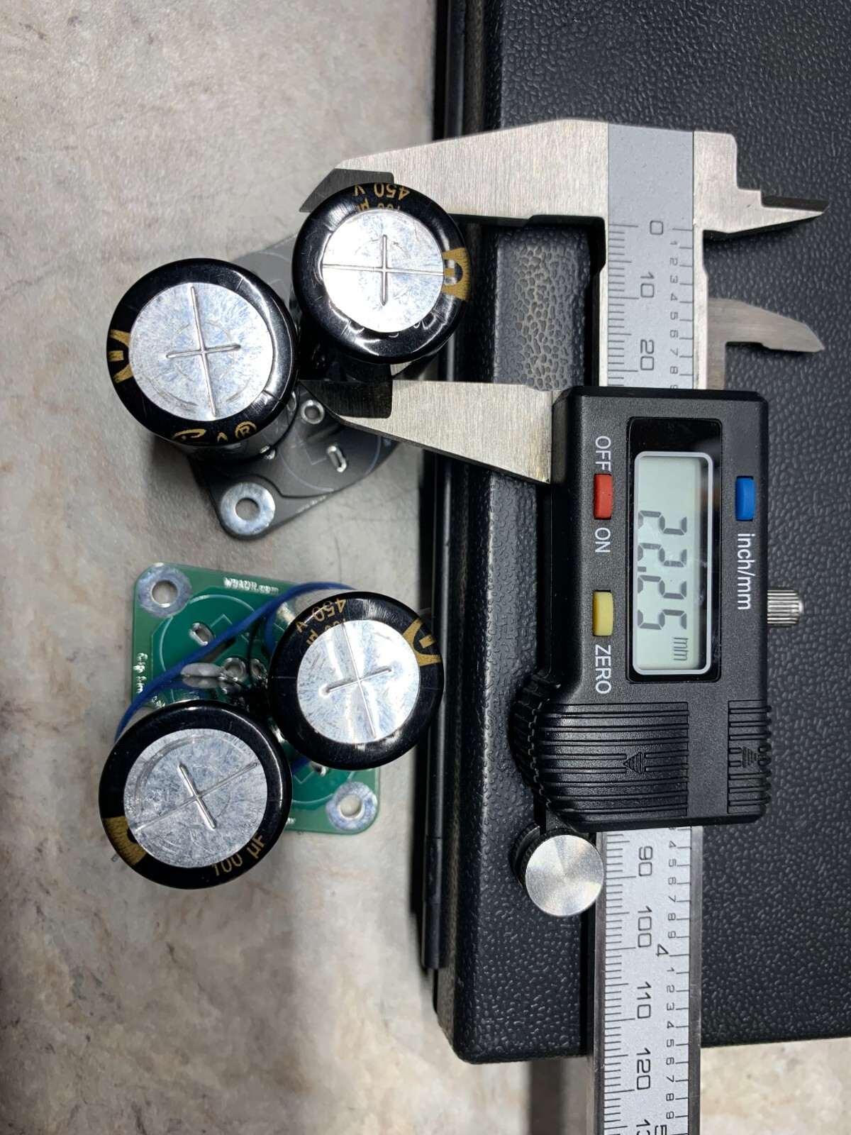 Multi Section Sector Capacitor Circuit Board KIT 600V Wide Body 4 in 1 capacitor