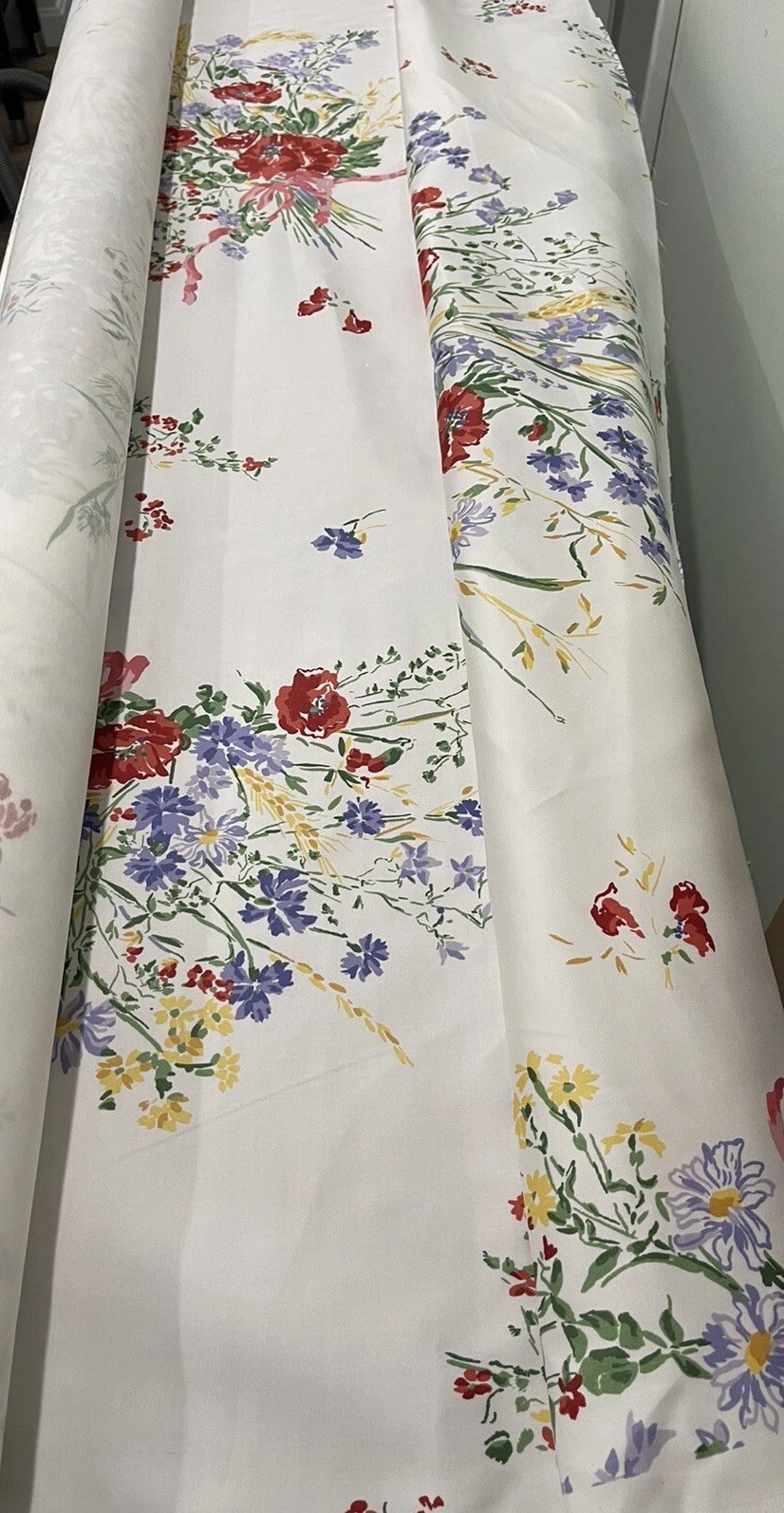 D. Porthault 100% Cotton Print 54” Fabric Projects Sateen Finish By Yard