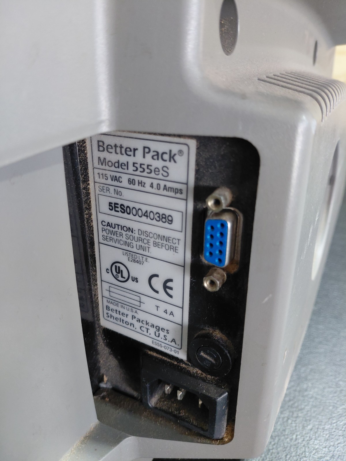 Better Pack 555eS Electric Tape Dispenser