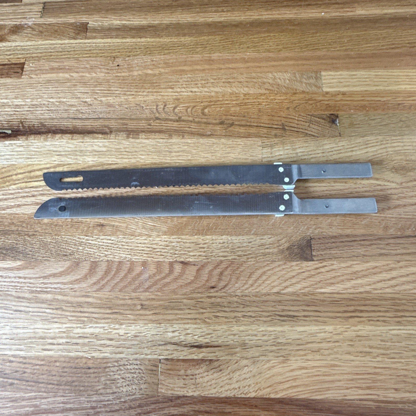 Vintage General Electric Carving Slicing Knife Electric D5EK 14 KNIVES ONLY