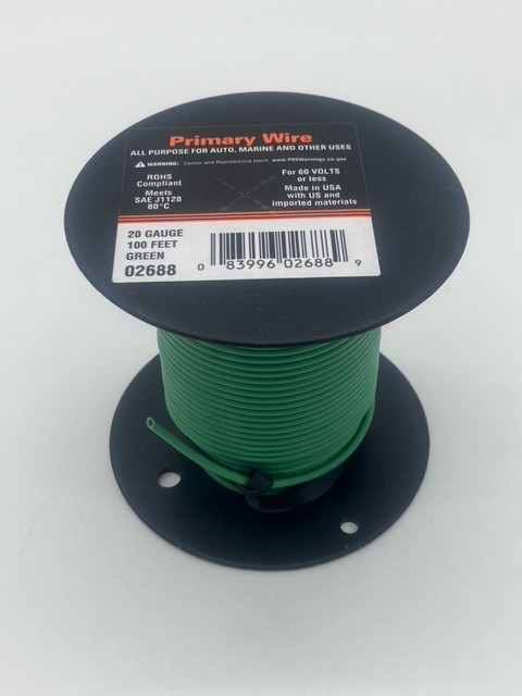 20 Gauge Primary Wire 100% Fine-Stranded Copper USA Made Lot NOT CCA