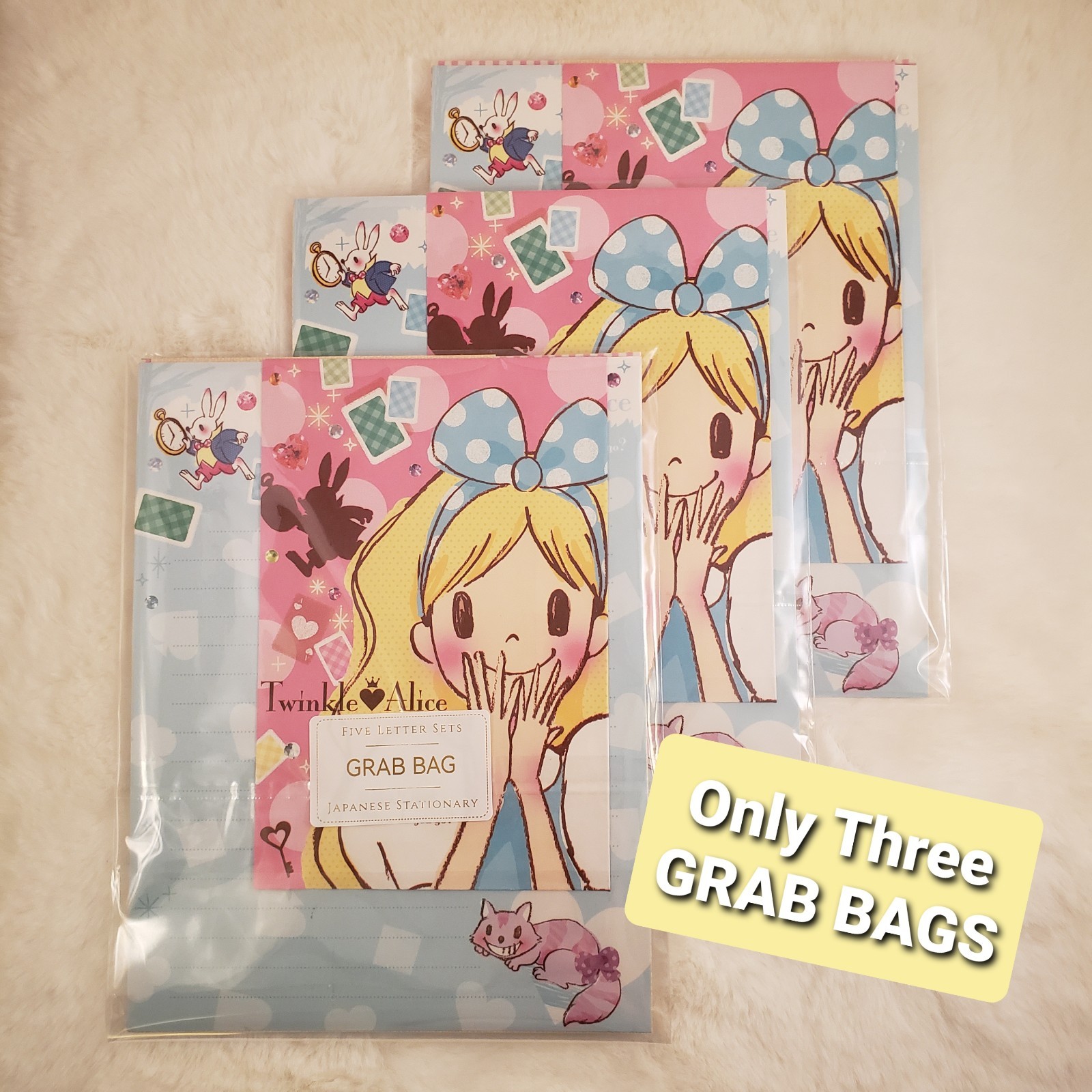 Japanese Kawaii Loose Letter Set Grab Bag - Fairy Tale Theme Stationary