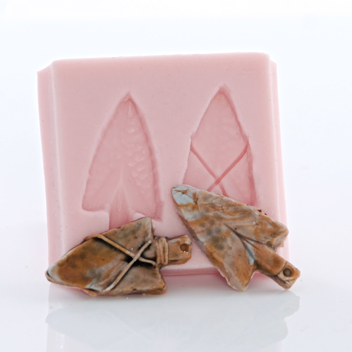 Arrowhead Silicone Mold - Polymer Clay, Metal Clay, Resin - Food Safe (954)