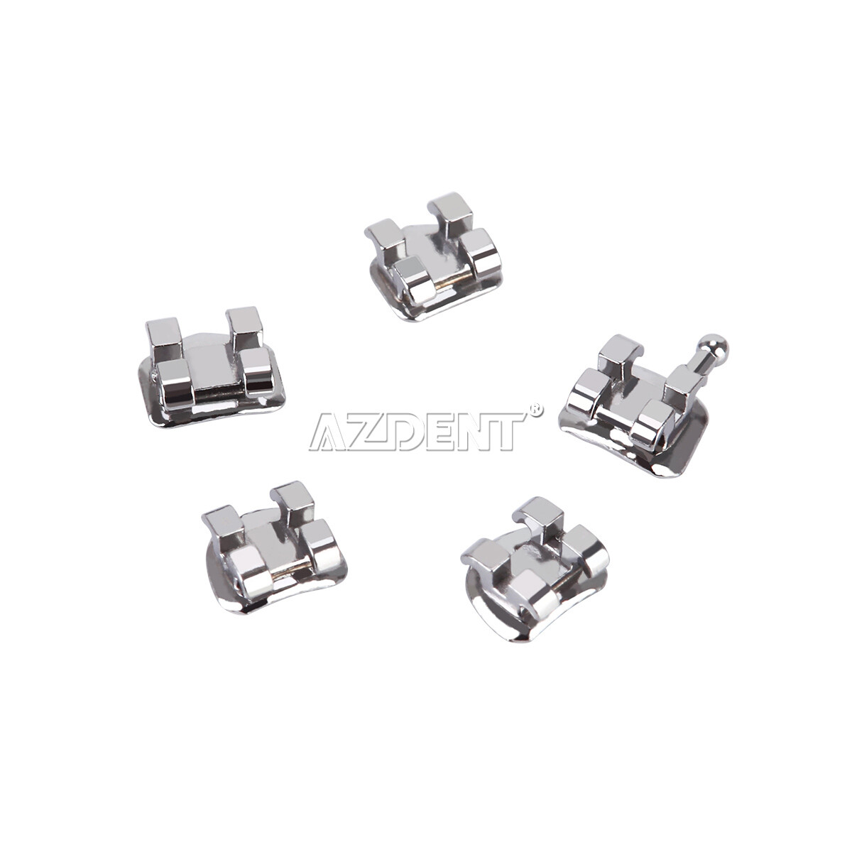 AZDENT Dental Orthodontic Brackets Braces Mini Roth MBT Slot 022/018 Hooks 345