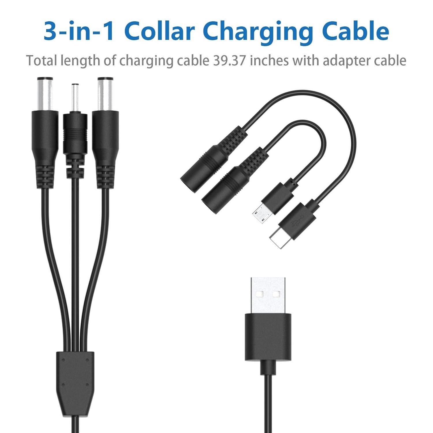 Shock Collar Charger Replacement for Dogrook Mini Educator,E Collar Charger for