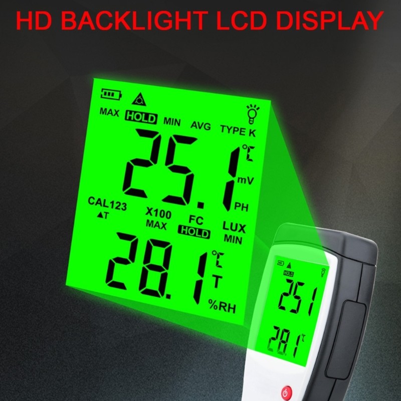 Professional Sensory AS823 Digital Meter High Precise Split Luxometer