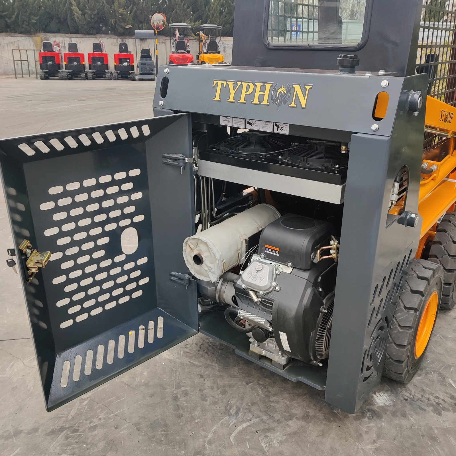 Brand New TYPHON STOMP Mini Skid Steer 35 HP SkidSteer Loader Gas EPA Engine USA