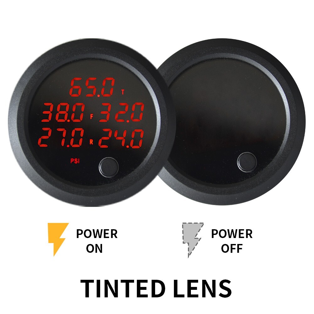 Air Ride Solenoid Valves + Switch Controller + 5 in 1 Display Air Pressure Gauge