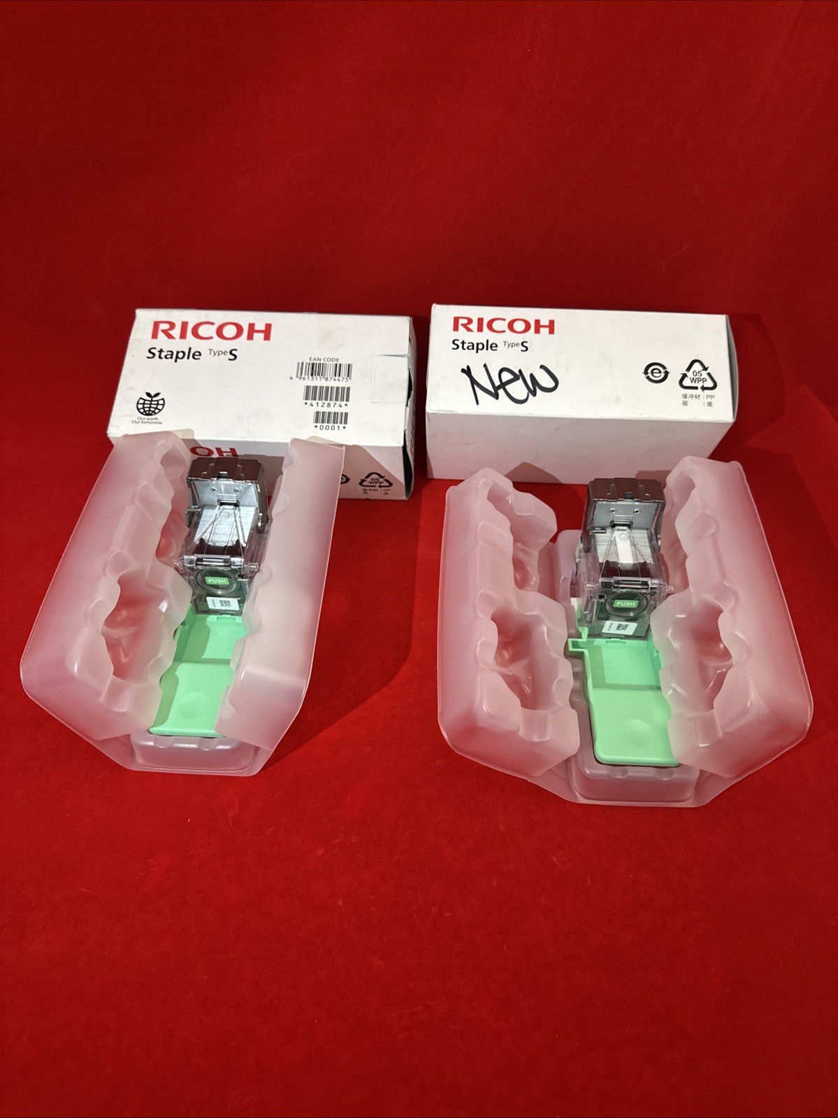 2 Boxes New Ricoh Type S Staple Refill 581R-AM 412874 (AMX)