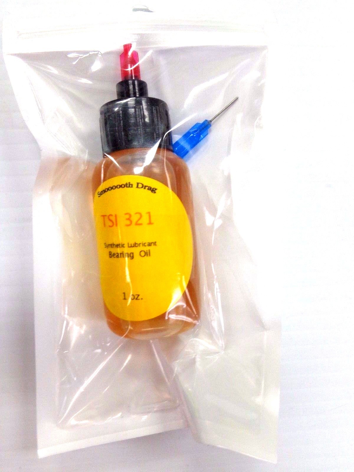 TSI 321 Synthetic Lubricant Reel Oil / Bearing Oil - 1 Oz Bottle w/ Needle Cap