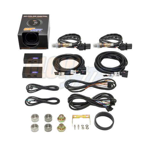 GlowShift 10 Color Digital Dual Wideband Air/Fuel Ratio Gauge