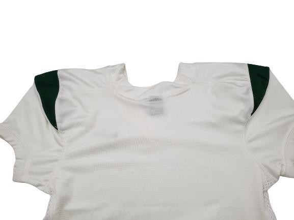 Nike Size LARGE Vapor On Field White Green Training Football Jersey $75 845929