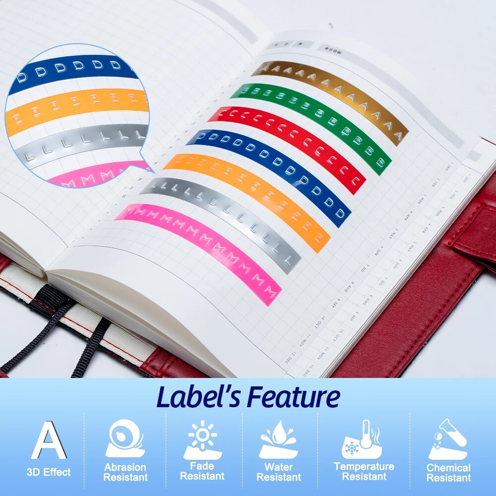 DYMO Embossing Label Maker with 6 DYMO Label Tapes | Organizer Xpress, Pro Label