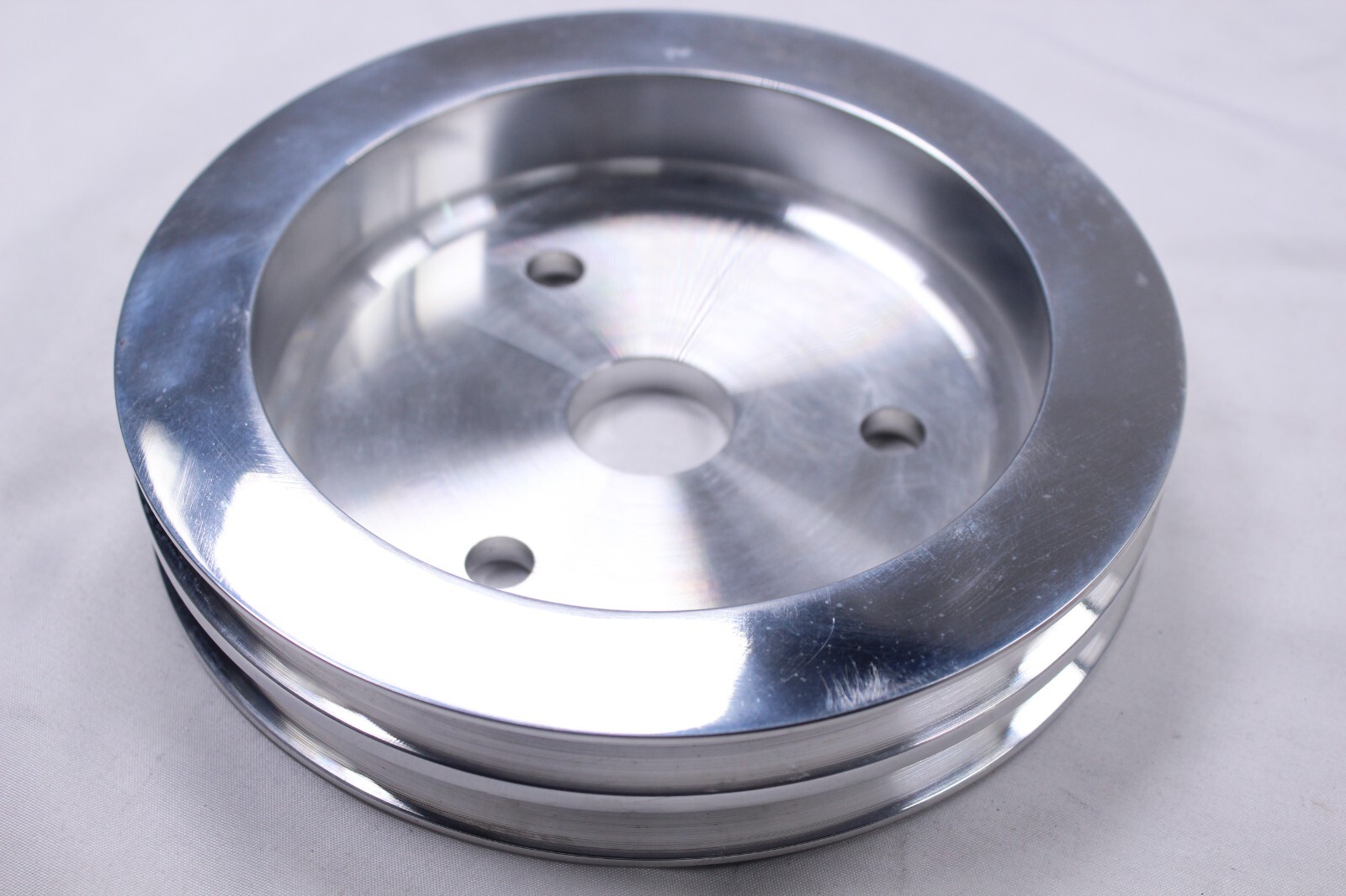 Small Block Chevy SWP Short Water Pump Aluminum Pulley Kit w/ Alternator Bracket