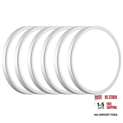 6PACK 3200lm LED Flush Mount Ceiling Light, Super Slim 12in-6Pack(5000K) White