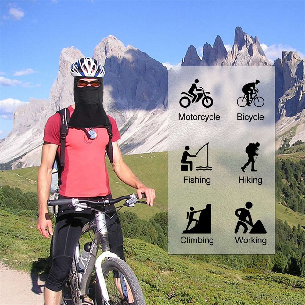 Winter Thermal Motorcycle Balaclava Windproof Ski Full Face Mask Hood Helmet Lot