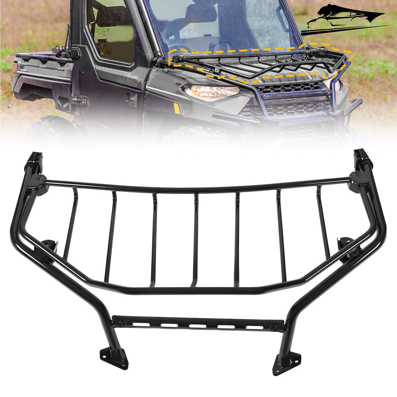 Front Storage Hood Rack For Polaris Ranger XP 1000/ Crew 2018-2024