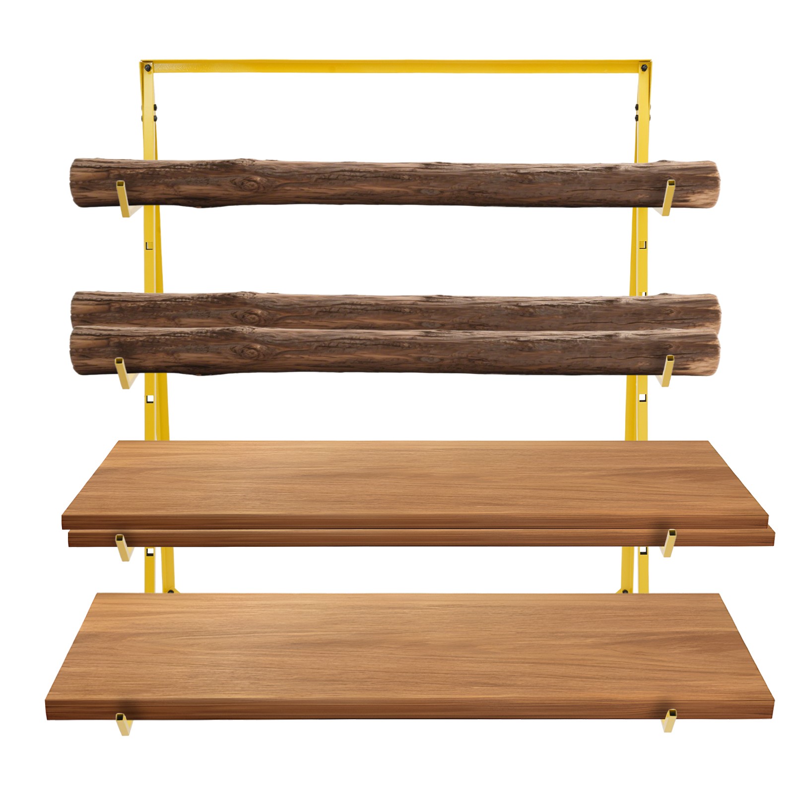 4 Tier Steel Horizontal Lumber Storage Rack Adjustable Storage Cantilever Rack