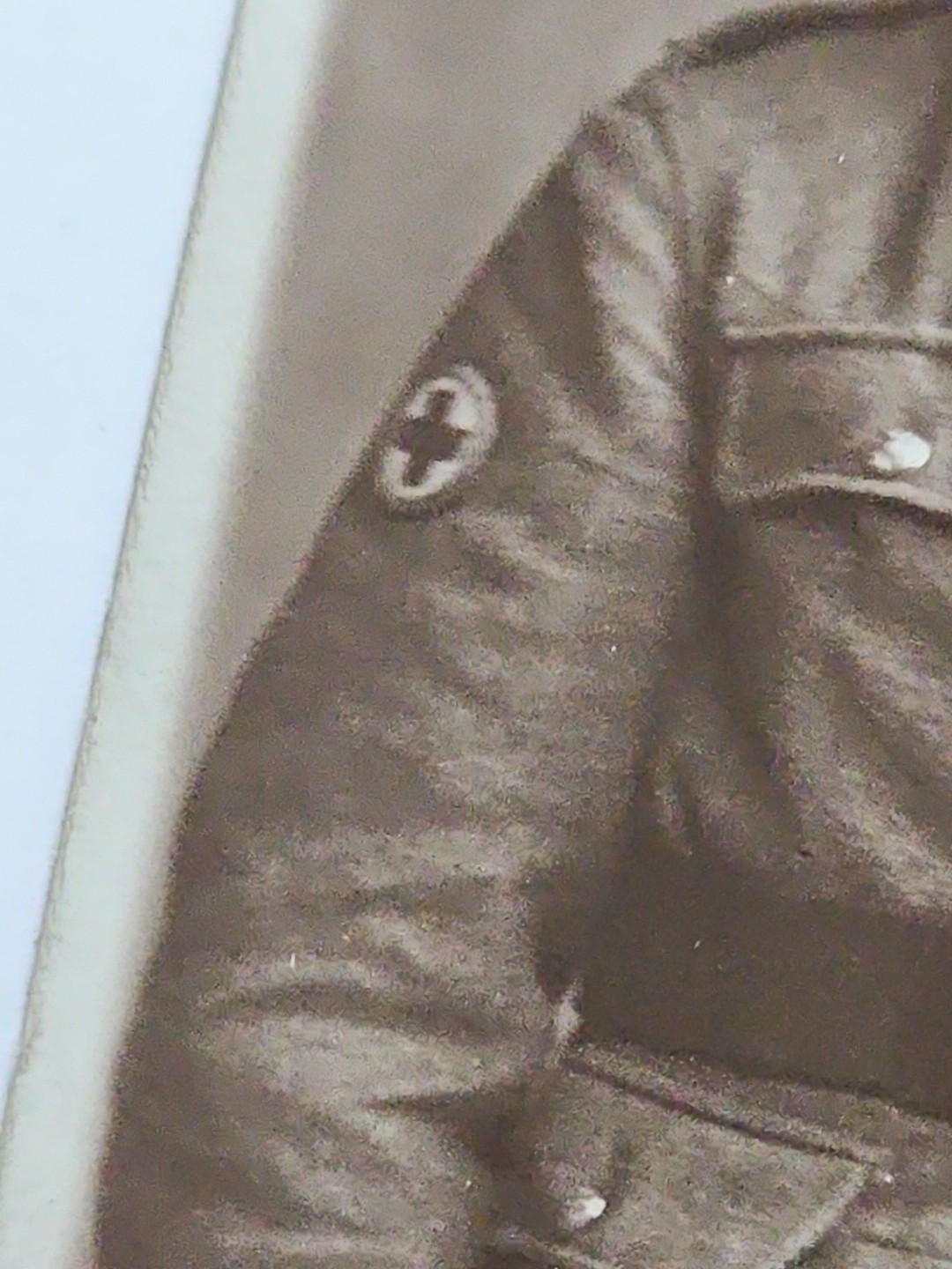 WW1 RPPC Photo UK British Red Cross Medic And Wife Named P14 Type Belt