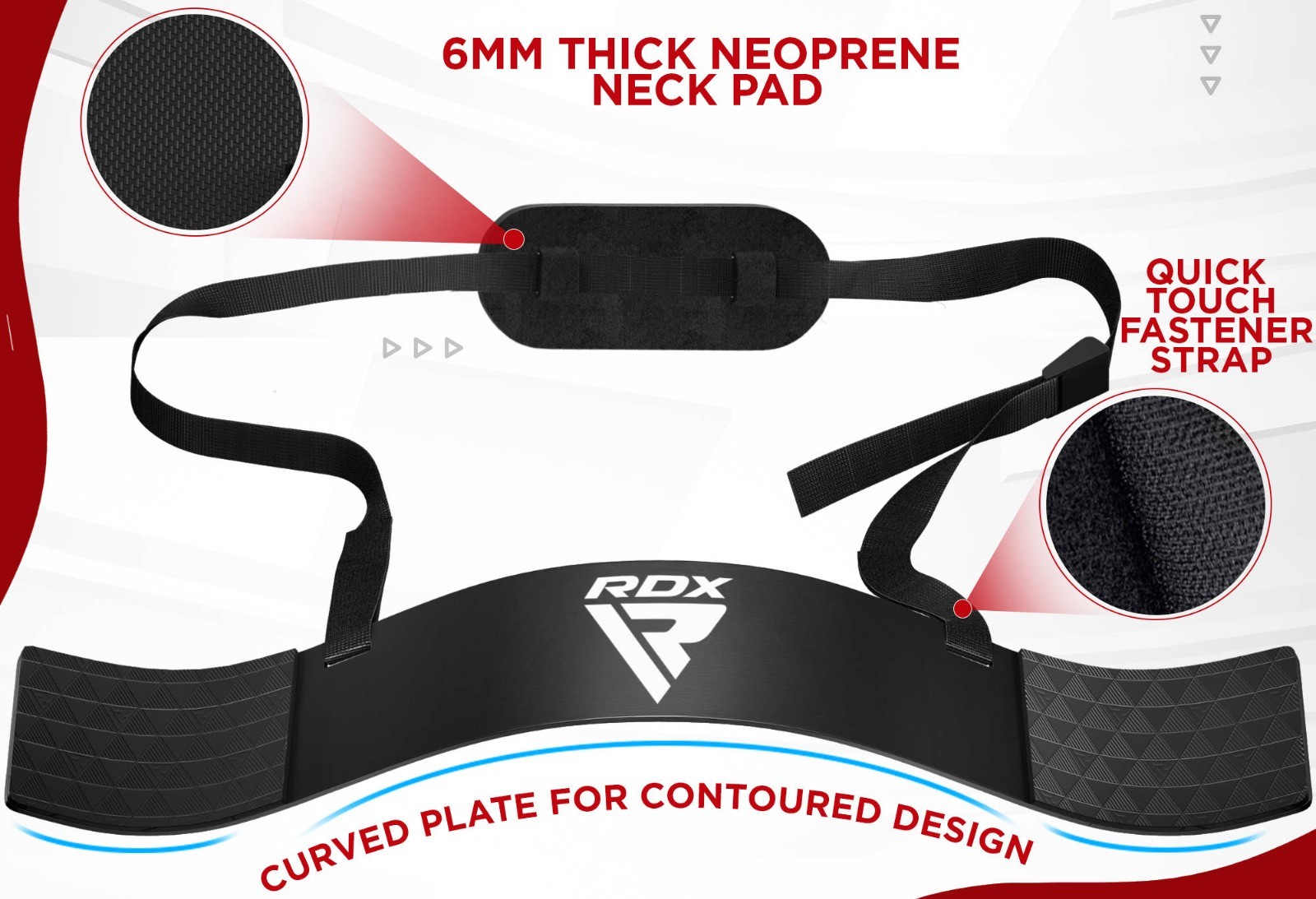 Arm Blaster by RDX, Heavy Duty Bicep Curl, Fitness Curl Support, Weightlifting