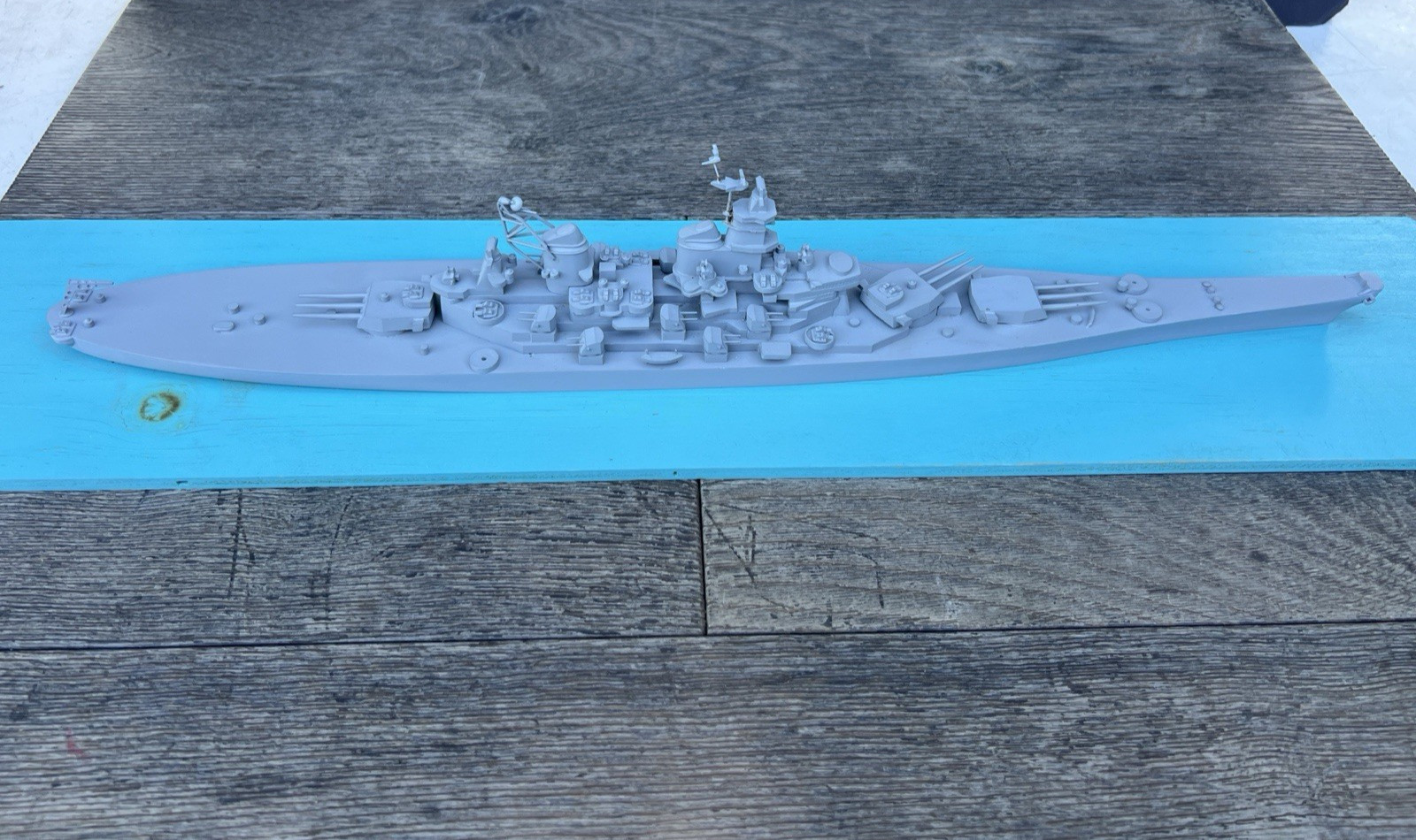 Vintage Comet Metal Prod. WW2 Recognition Model 5AA Series USS Missouri 1:500