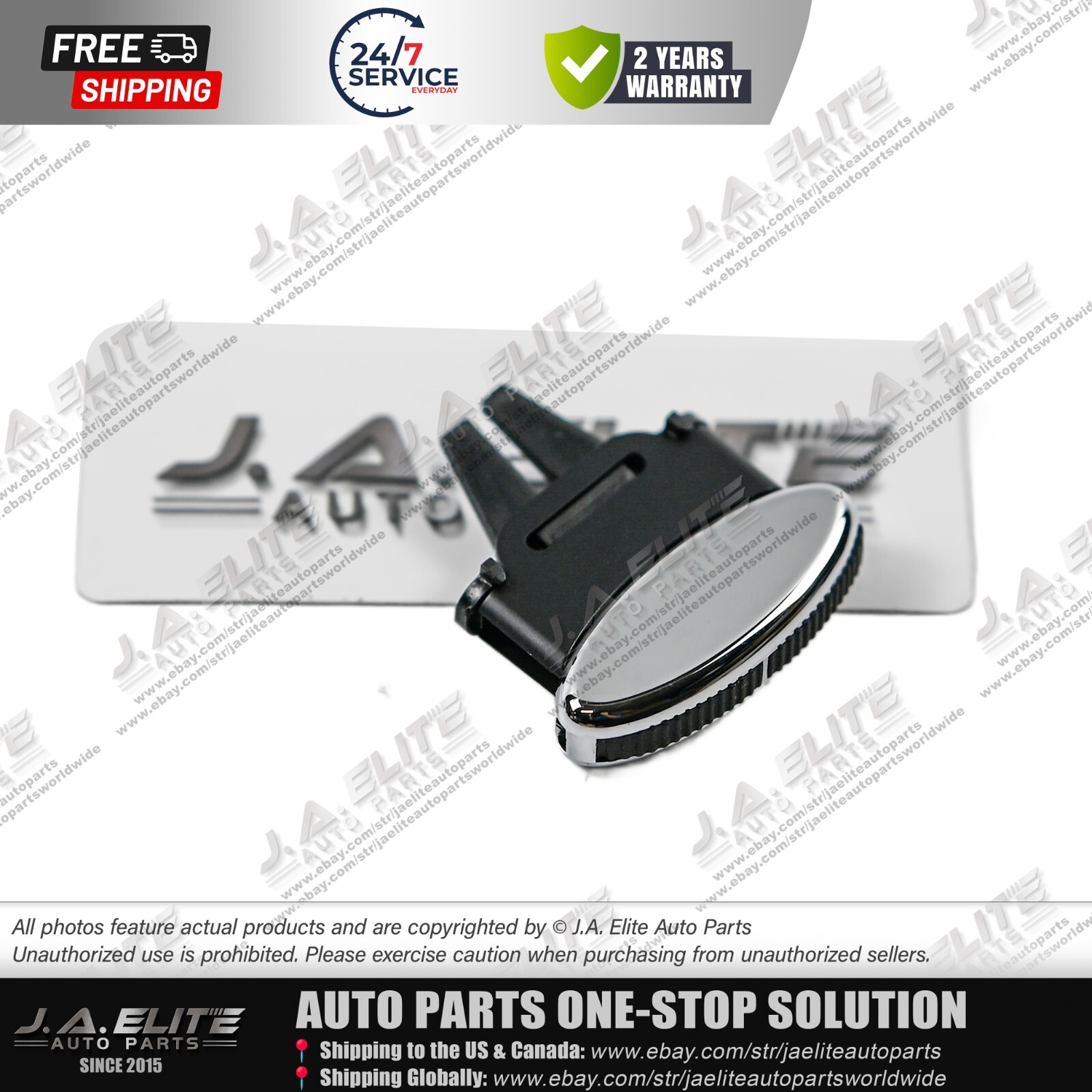 AC Air Vent Outlet Paddle Clip Slide fits Maserati GranTurismo GranCabrio