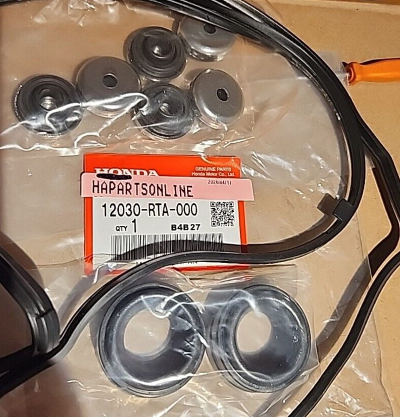 Genuine Honda OEM Valve Cover Gasket Kit w/Gromets K20 K24 Civic SI RSX TSX NEW
