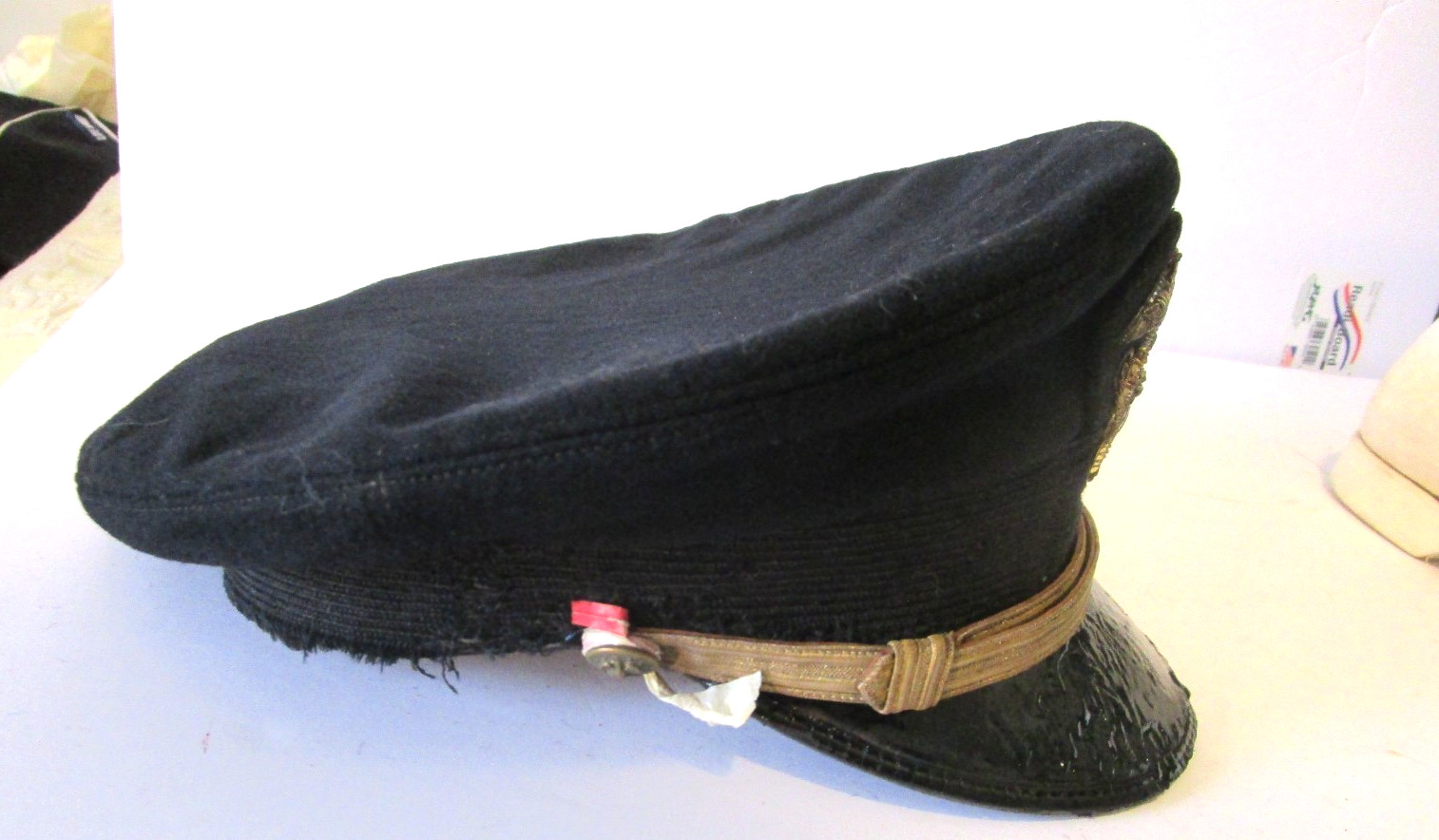 Pre WW2 Navy Ensign's Visor ID'ed