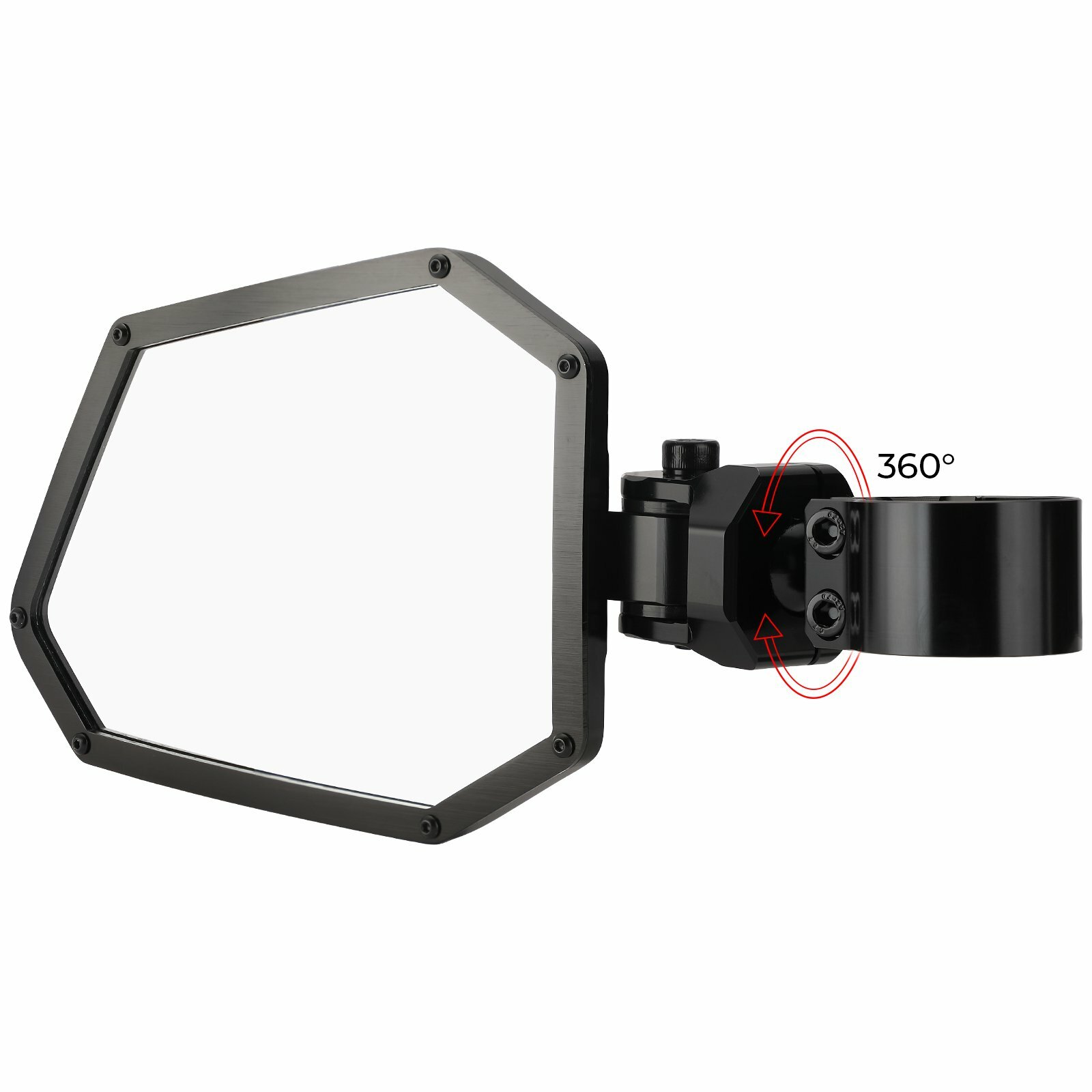 Chupacabra Offroad Cuero Pro UTV Mirrors (set of 2) for 2" OD Tube-Black