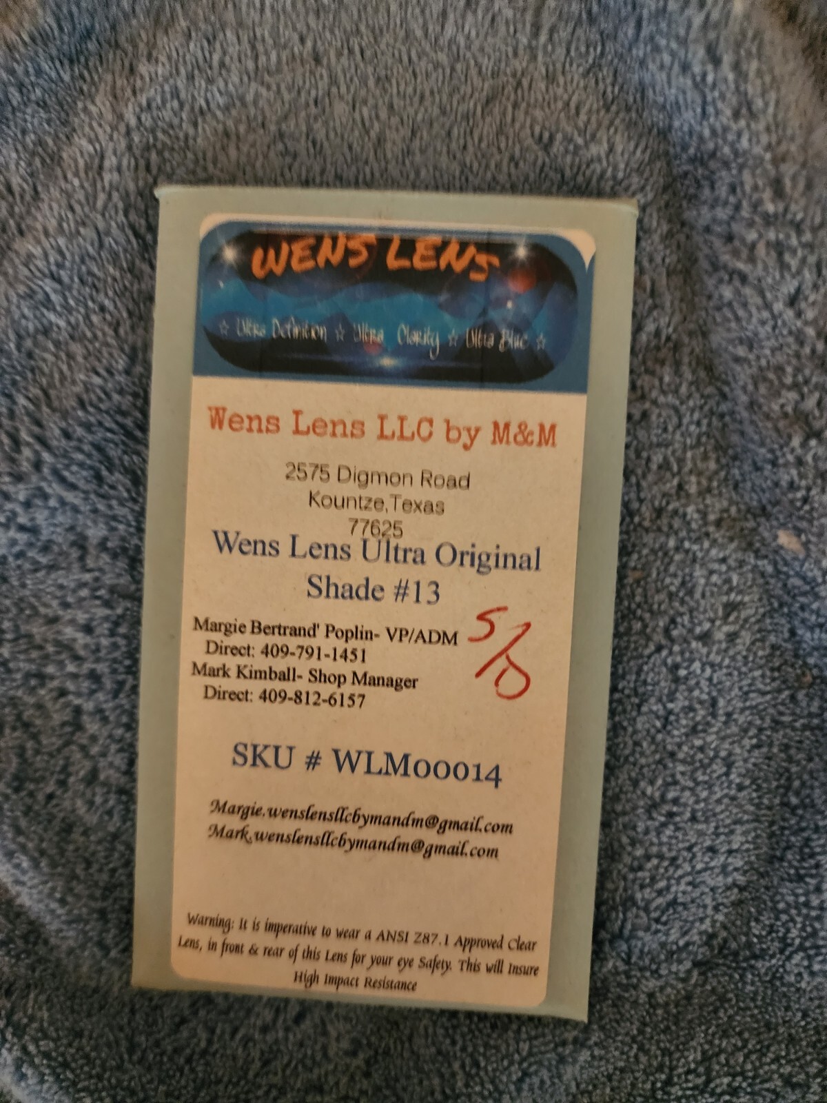 Wens lens original, azure, and electric ice scratch and dent product