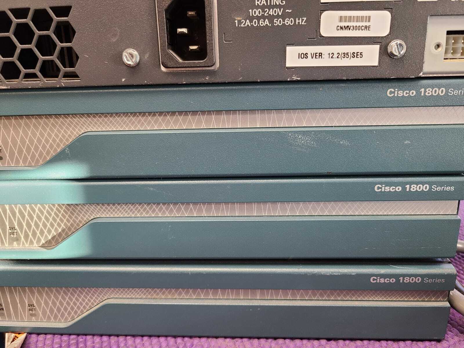 BEST Cisco CCENT CCNA & CCNP LAB KIT IOS15 w/3 SITE Routers 1921, 2 switches