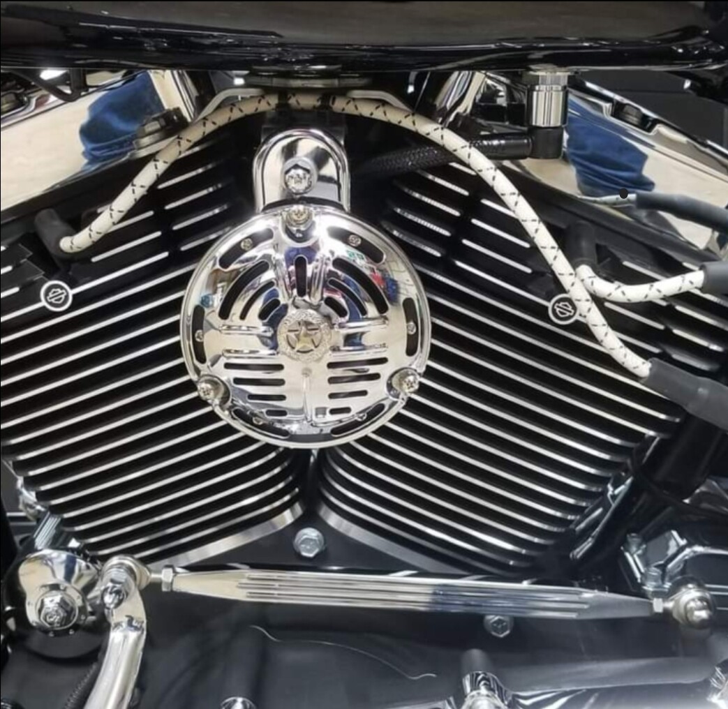 Harley Davidson Big Twin 99-17 FXD Dyna Softail Spark Plug Wires White Black