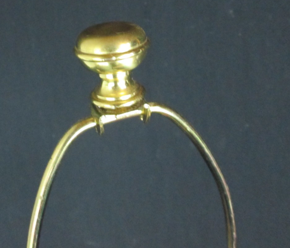 Vintage 29 1/2" Stiffel Heavy Brass Hollywood Regency URN 3-Way Table Lamp