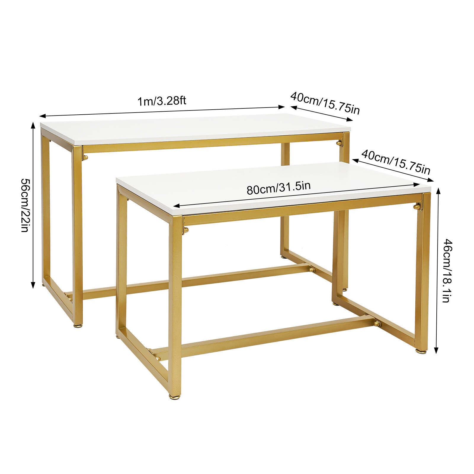 2 PCS Metal Handbag Shoe Display Stand Table Purses Retail Store Display Shelf