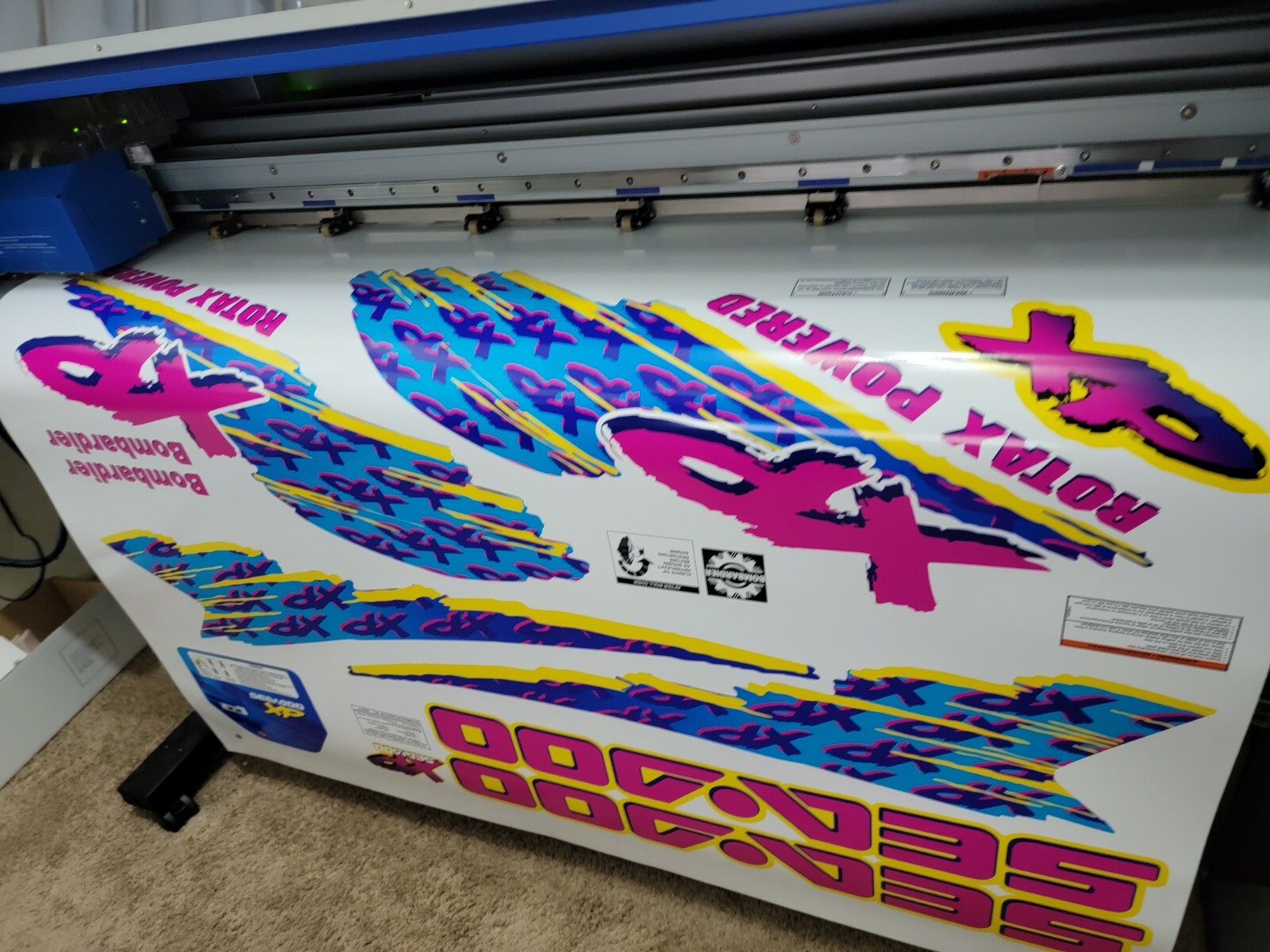 SEADOO XP 1995 Graphics / Decal / Sticker Kit