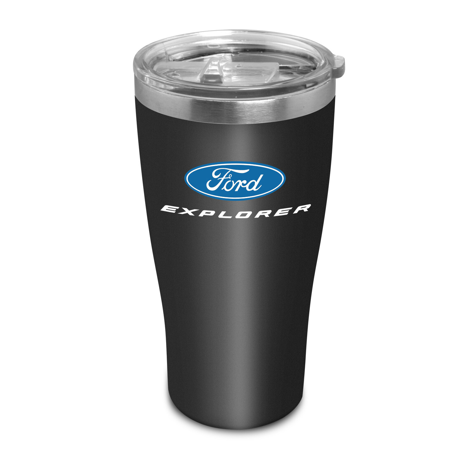 Ford Explorer  Full-Color Logo 20 oz Black Stainless Steel Travel Tumbler Mug