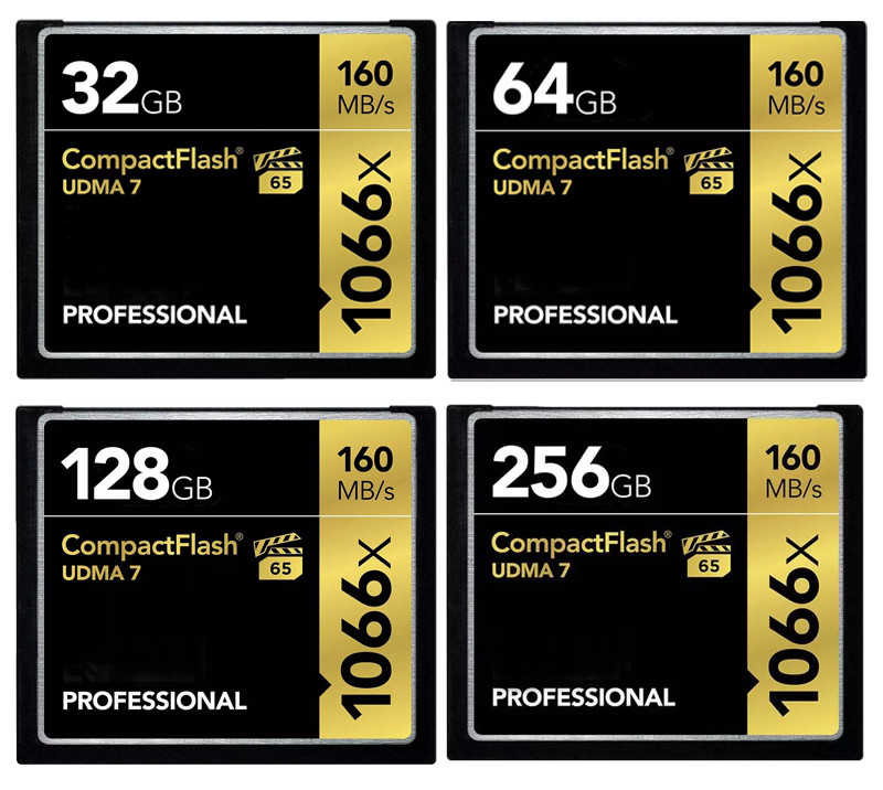 New For 16/32/64/128GB 1066X Compact Flash CF Memory Card UDMA7 For Camera