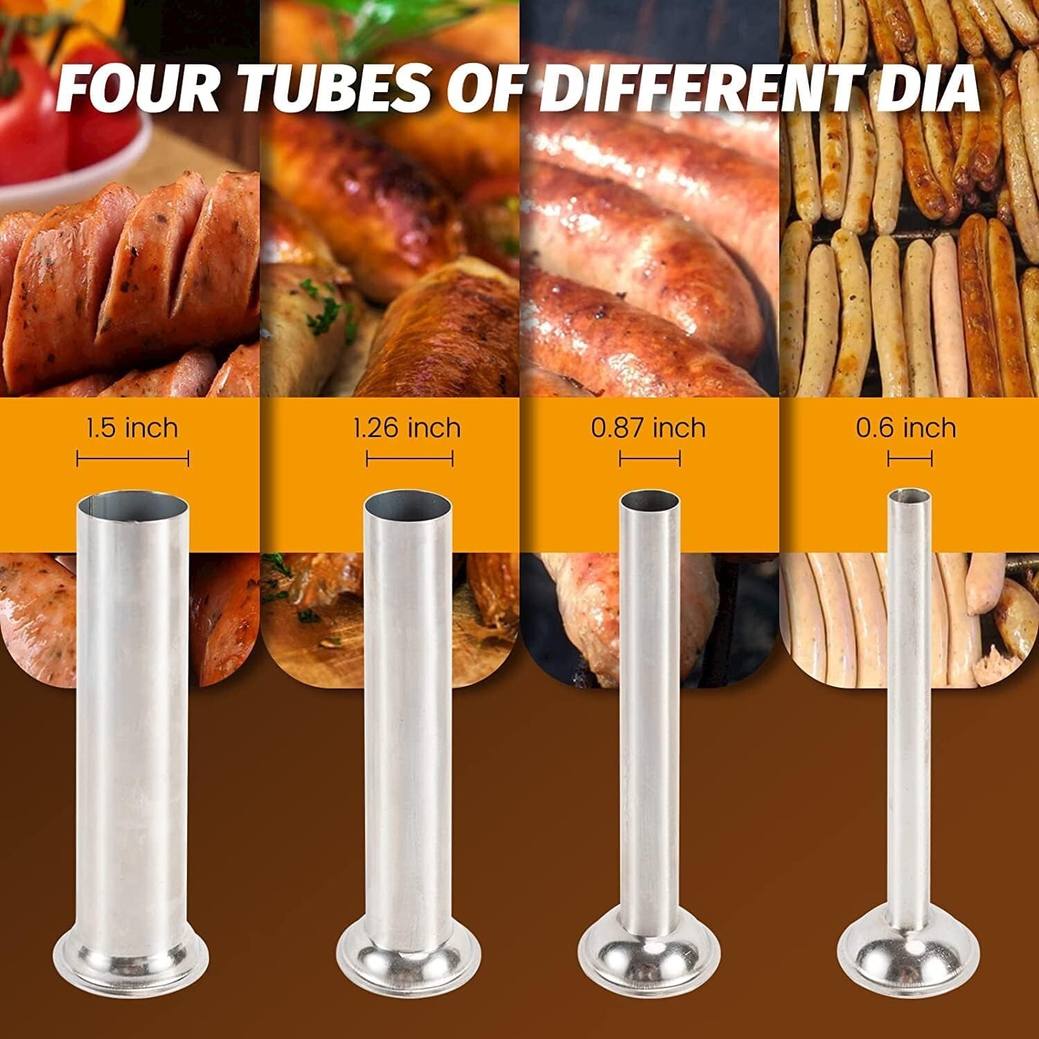 Hakka 7Lbs 3L Sausage Stuffer 2 Speed Meat Filler Pressing Maker Machine