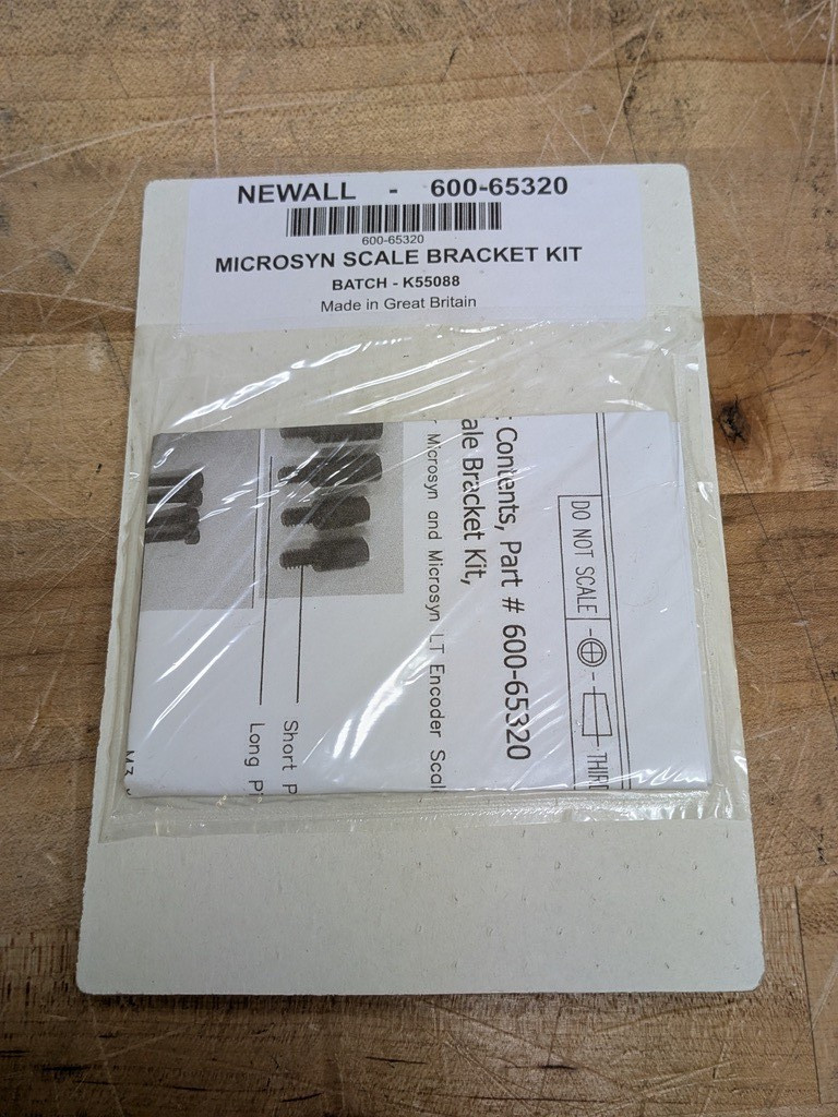 Newall Microsyn 2G Encoder Linear Scale w/ Reader Head & Bracket Kit 10" Travel