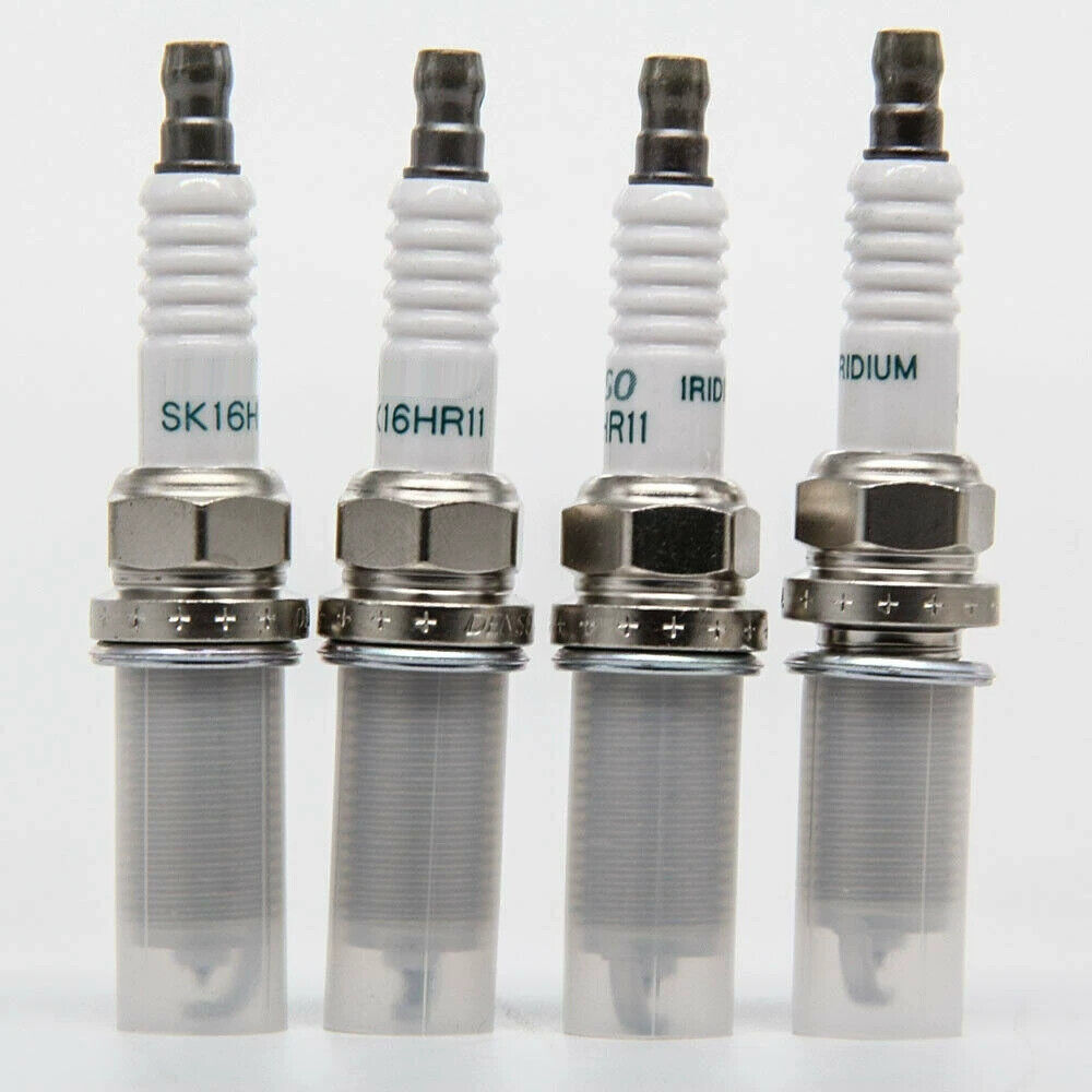 4Pcs OEM Denso Iridium Spark Plug 3417 SK16HR11 90919-01233 for Camry Highlander