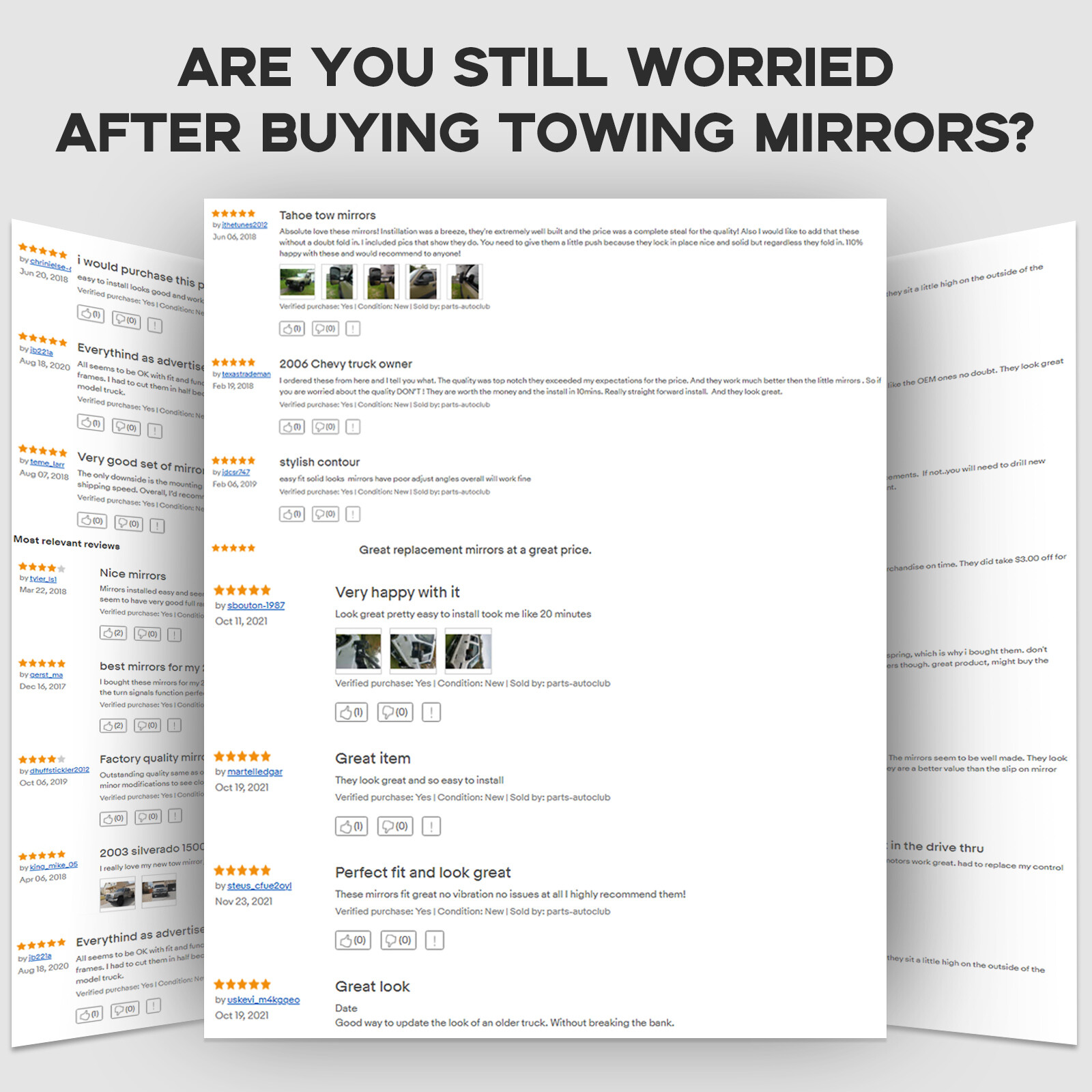 Tow Mirrors Power Heated SMOKE Turn Signal Light For 99-07 Ford F250 Super Duty