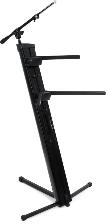 Ultimate Support Apex AX-48 Pro Plus 2-Tier Column Keyboard Stand with Mic Boom