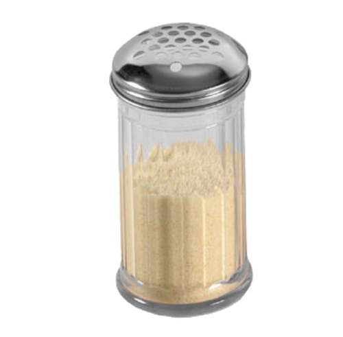 Restaurant Style 12oz Clear Parmesan Cheese Shaker Pizza Pasta Extra Large Holes