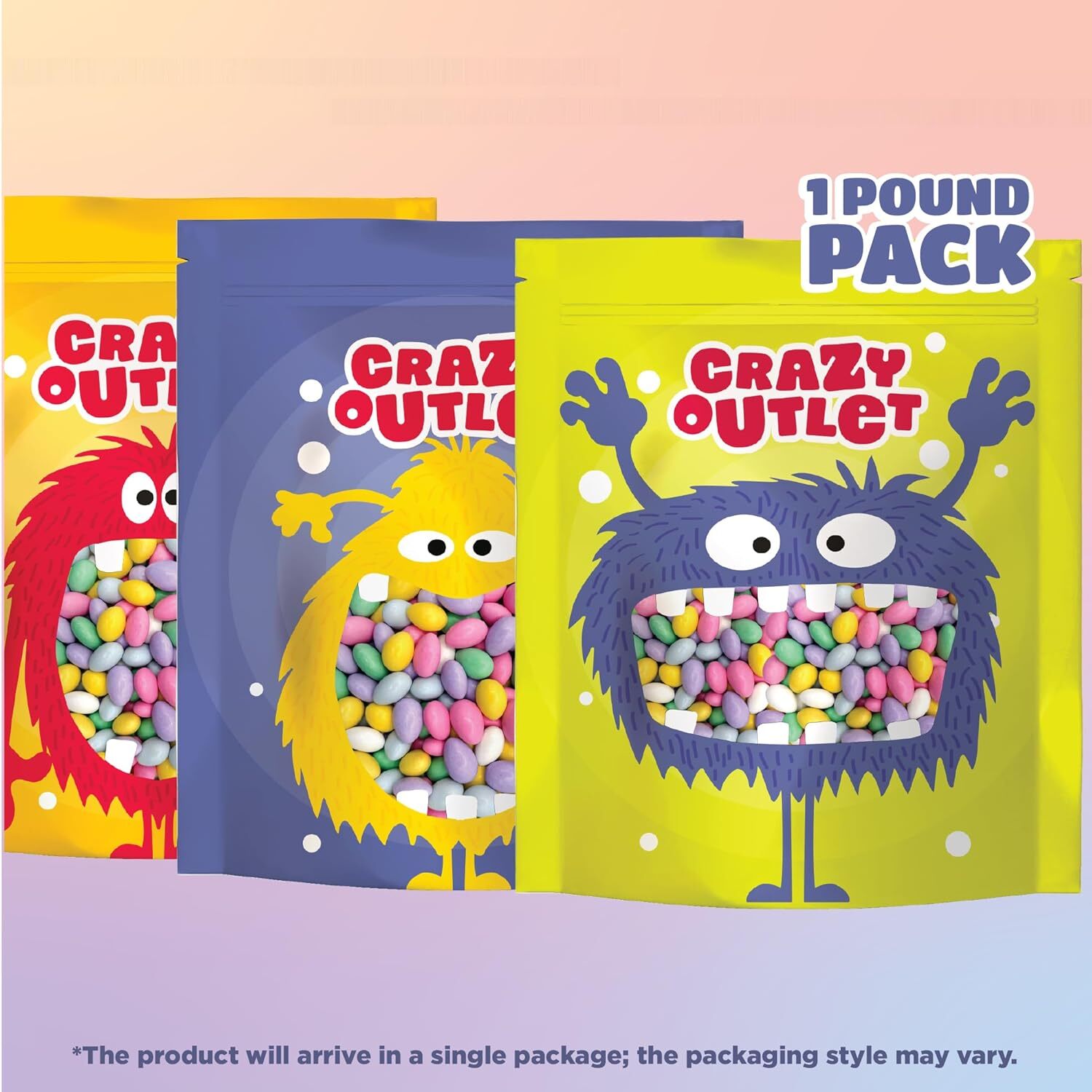 Jordan Almonds Candy - 1 Pound Pack - Candy Coated Almonds