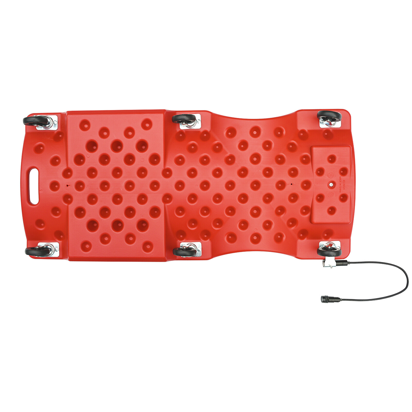 40" Low Profile Mechanic Creeper LED Light Auto Repair Automotive Rolling Garage