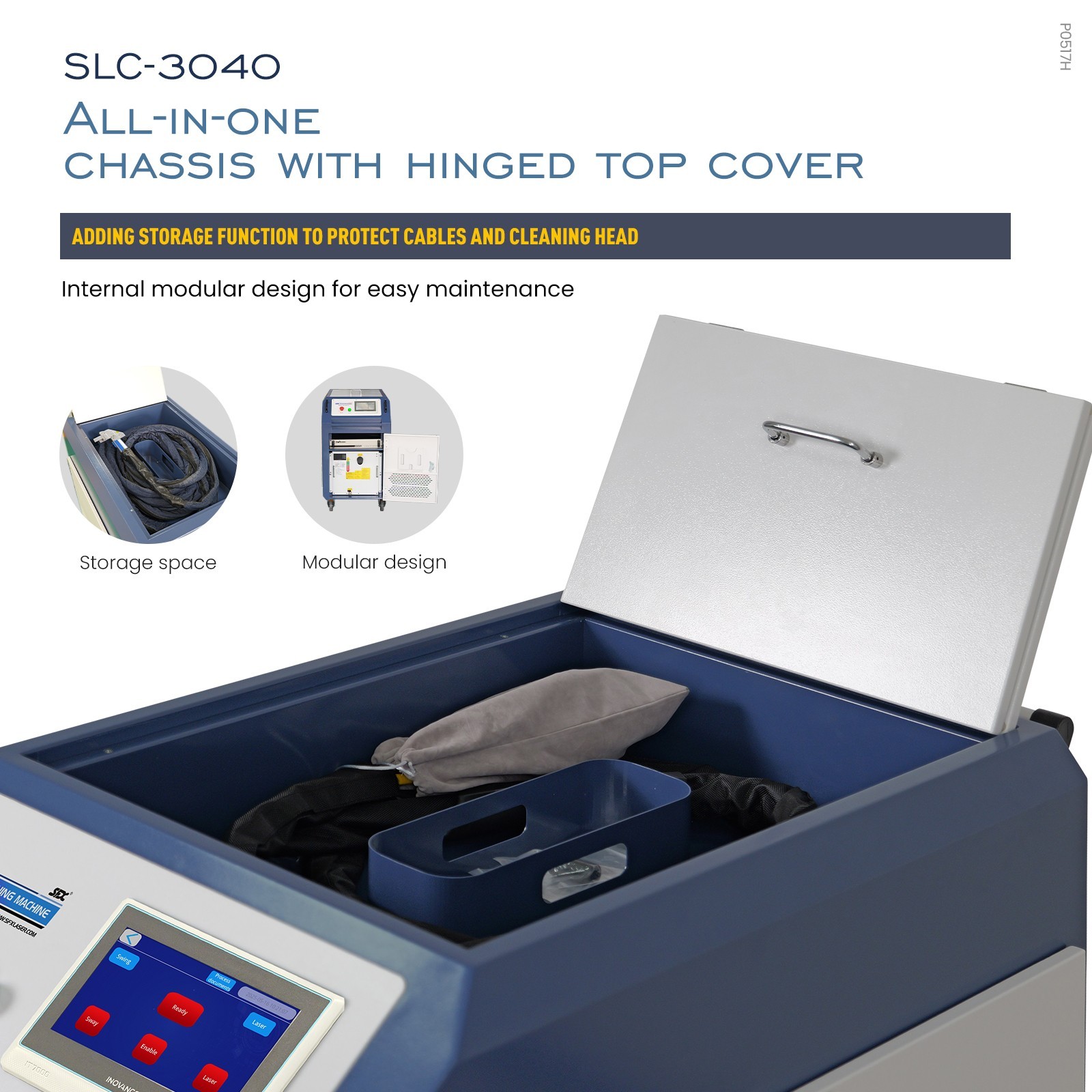 US SFX 2KW Used Fiber Laser Cleaning Machine Metal Rust Paint Removal 90% New